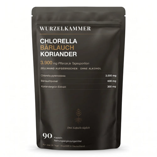 Chlorella, Bärlauch & Koriander – Ausleitungskur