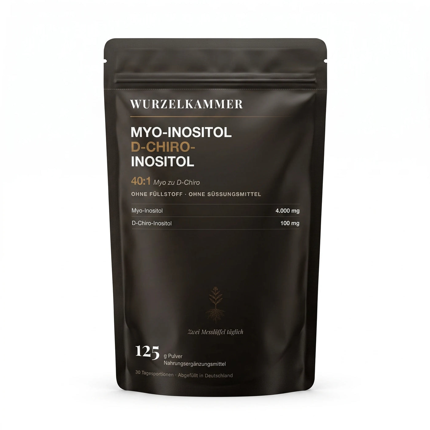 Myo-Inositol & D-Chiro-Inositol 40:1 – Pulver — Packung mit Myo-Inositol